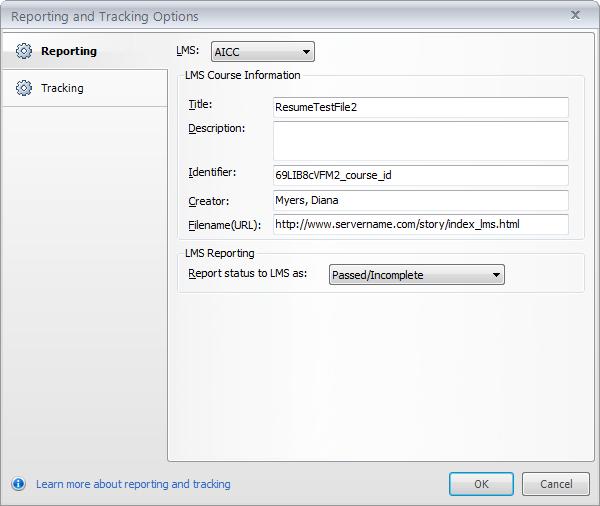Publish settings - reporting.png
